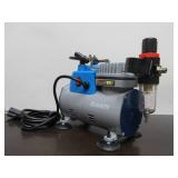 Like-New or New AVANTI Airbrush Compressor w/Accessories & Many Jars of Paint