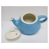 3 Vintage Mid Century Blue & White Ceramic Serving Pieces