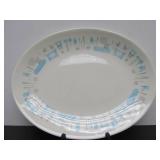 Group of Mid Century Royal China BLUE HEAVEN Dishware & Drinking Glass