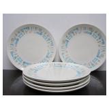 Group of Mid Century Royal China BLUE HEAVEN Dishware & Drinking Glass