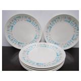 Group of Mid Century Royal China BLUE HEAVEN Dishware & Drinking Glass