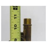 Antique Brass Microscope & 2 Larges Brass Lenses (AS IS)