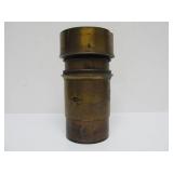 Antique Brass Microscope & 2 Larges Brass Lenses (AS IS)