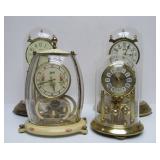 Lot of 4 Vintage Brass etc Anniversary Clock