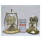 Lot of 4 Vintage Brass etc Anniversary Clock