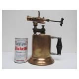 Great Looking Restored Antique Brass Claton & Lambert Blowtorch