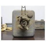 Group of Antique Railroad Oil Lamps etc