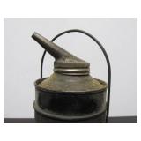 Group of Antique Railroad Oil Lamps etc