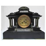 Excellent Heavy Antique French Slate Mantel Clock