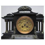 Excellent Heavy Antique French Slate Mantel Clock