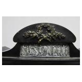 Excellent Heavy Antique French Slate Mantel Clock