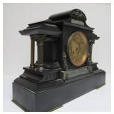 Excellent Heavy Antique French Slate Mantel Clock