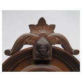 Ornate Antique Shelf Clock w/Mirrored Sides