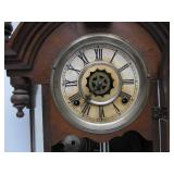 Ornate Antique Shelf Clock w/Mirrored Sides