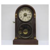 Antique SETH THOMAS Shelf Clock w/Pendulum & Key