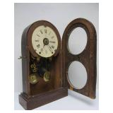 Antique SETH THOMAS Shelf Clock w/Pendulum & Key