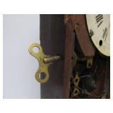 Antique SETH THOMAS Shelf Clock w/Pendulum & Key