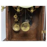 Antique SETH THOMAS Shelf Clock w/Pendulum & Key