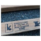 Group of Vintage Wooden Hockey Sticks & Baseball Bats