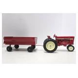 Old Vintage Ertl INTERNATIONAL Tractor w/Trailer