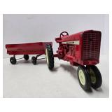Old Vintage Ertl INTERNATIONAL Tractor w/Trailer