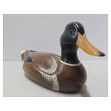 Very Nice Vintage Carved & Painted Drake Mallard Duck Decoy