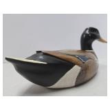 Very Nice Vintage Carved & Painted Drake Mallard Duck Decoy