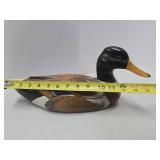 Very Nice Vintage Carved & Painted Drake Mallard Duck Decoy