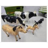 Vintage NYLINT Farm Truck & Livestock Trailer w/Animals