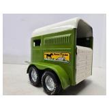 Vintage NYLINT Farm Truck & Livestock Trailer w/Animals