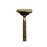 Excellent Antique Gold-Plated GEM Safety Razor