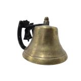 Antique Cast Iron & Brass Garden Bell