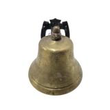 Antique Cast Iron & Brass Garden Bell