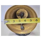 Antique Cast Iron & Brass Garden Bell