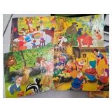 Estate Lot of Vintage DISNEY & Other Games Toys Antique Christmas Book etc