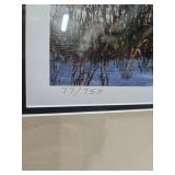 Framed Signed Numbered Robert Plasschaert Rustic Barn Print