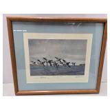 Framed Signed Numbered LES KOUBA Wildlife Print - "Mark, 10 O