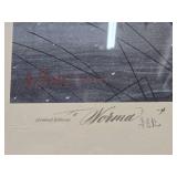 Framed Signed Numbered LES KOUBA Wildlife Print - "Mark, 10 O