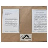 Framed Signed Numbered ROBERT BATEMAN Wildlife Print - "On the Alert - Chipmunk"