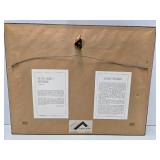 Framed Signed Numbered ROBERT BATEMAN Wildlife Print - "On the Alert - Chipmunk"