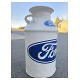 Great Looking Vintage Milk Can w/FORD Logos