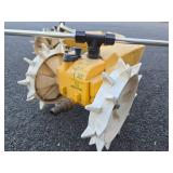 Pair of Heavy Duty Yellow NELSON Walking Tractor Sprinklers