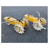 Pair of Heavy Duty Yellow NELSON Walking Tractor Sprinklers