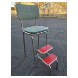 Vintage Mid Century COSCO Kitchen Step Stool