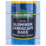 Brand New Unused GROUNDWORK 36" Aluminum Landscape Rake