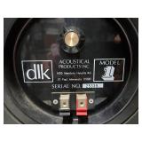 Quality Working DLK Model 1 Speakers