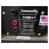 Heavy Duty Working COMMUNITY Model CSX-57 Speakers