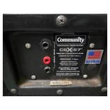 Heavy Duty Working COMMUNITY Model CSX-57 Speakers