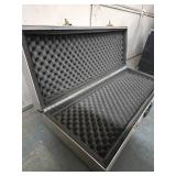 LARGE Aluminum Musical Equipment Travel/Carrying Case w/Padding