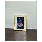 Small Framed Original Signed Acrylic Nude Painting